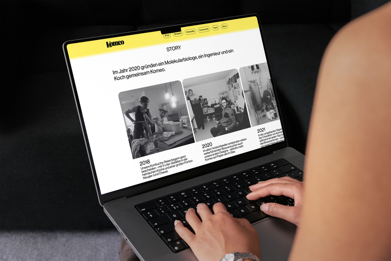 KOMEO Desktop Website