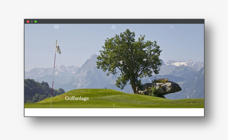 Golfanlage Screen