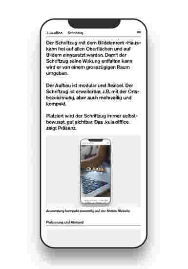 HI Brand Portal Schrifzug Screen Mobile III