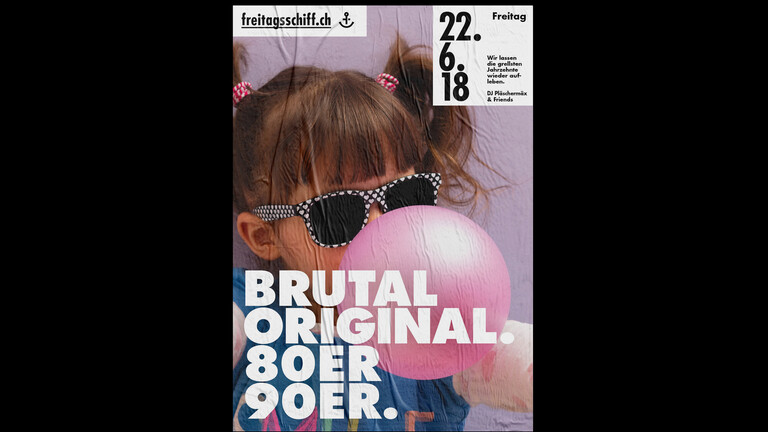 Freitagschiff plakat mockup