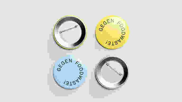 Food waste zuger messe buttons