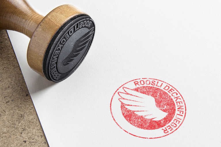 RO Stempel Deckenflieger Mockup