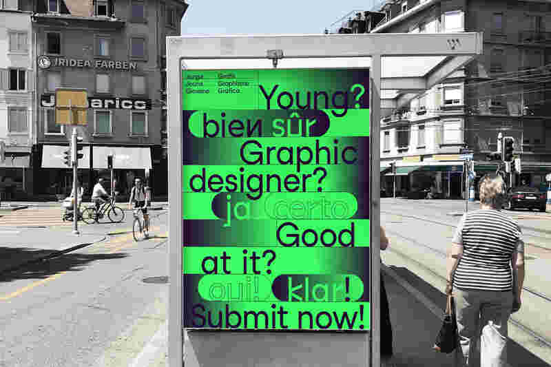 Junge Grafik Plakat Outdoor