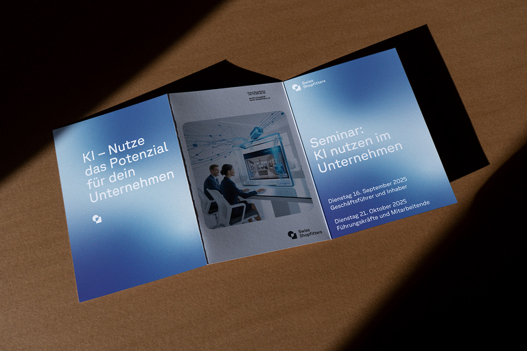 Swiss Shopfittersa Flyer A5